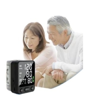 ホーム カラー 変形 手首 血圧 計 組み込み バッテリー と LED ディスプレイ