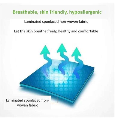 高吸収パッド 遠赤外線 傷口包帯 織物のない自己粘着設計
