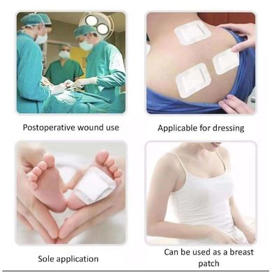 高吸収パッド 遠赤外線 傷口包帯 織物のない自己粘着設計