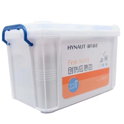 オフィス ファーストエイドボックス プラスチック製 医療用ケース ファーストエイドキット 156 部品 耐久性