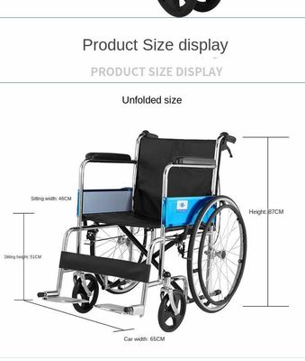 ポータブル 折りたたむ家 軽量 手動 車椅子 適用可能なシナリオ 車椅子