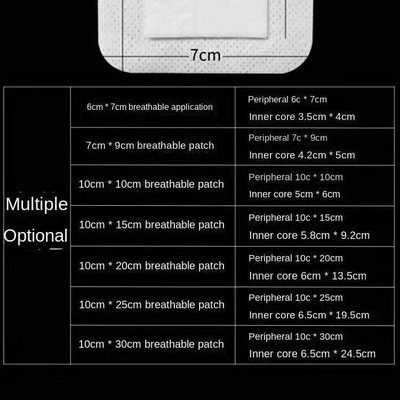 遠赤外線消毒型 ポリマー傷口用 ステラルトラウマ包帯 10cm*15cm