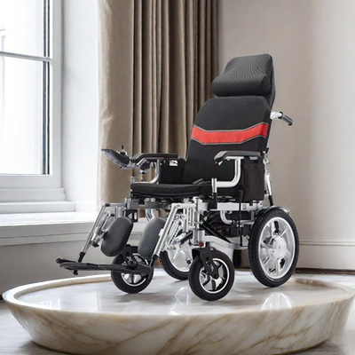 24V プラスチック 軽量 パワー 折りたたみ スクーター 車椅子 電動 車椅子