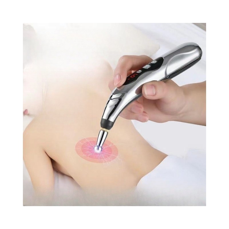 アキュポイントマップを送信する 痛みを和らげるマッサージ用の無線针刺ペン 18.3cm 長さ