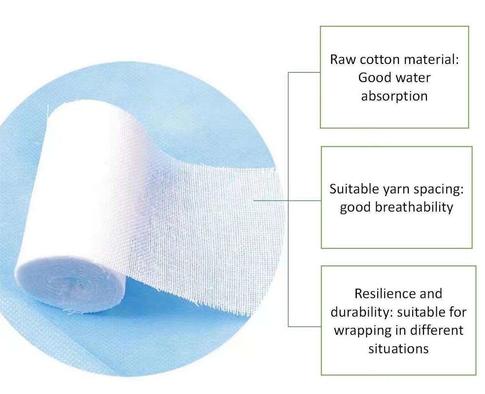 メディカルコットン ビッグロール 5cm*600cm ジャンボ 外科不妊水利性ガズロール