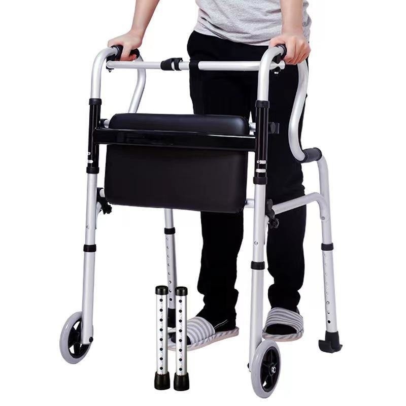Bliss 医療用移動歩行器 高齢者用 負荷付き 18/0kg 折りたたみ軽量