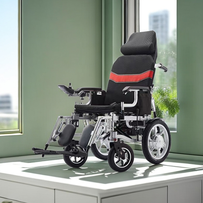 軽量 アルミ 電動 車椅子 250W*2 モーター 総寸法 108*67*91cm